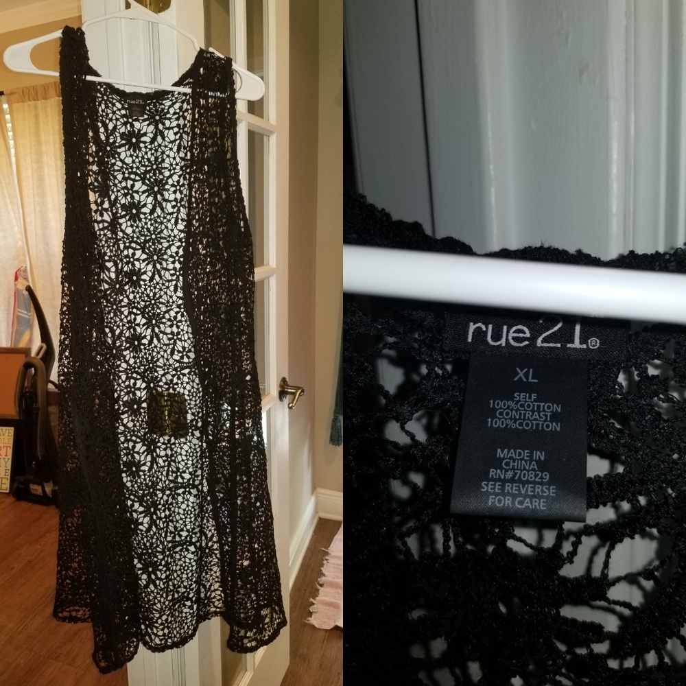 Rue 21 Crochet Duster